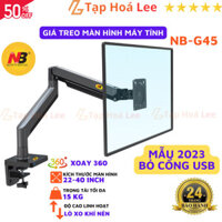 Arm màn hình máy tính NB G45, giá treo màn hình máy tính NB G45 22-40 inch, xoay 360 độ - TH
 Lee