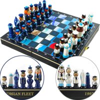Army Chess Set Navy - Russian Army Navy Chess Board and Hand Painted Pieces