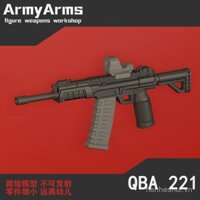 ArmyArms Vũ khí minifigure gạch bên thứ ba QBA221 Súng ngắn không bắn 1/50 Hòa bình COD Vùng tối