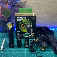 Armytek Wizard C2 Pro Max v4 Đèn pin Led XHP70.2 Độ sáng 3723/4000lm Xa 113/114m Pin 21700 Đuôi từ tính Sạc từ tính