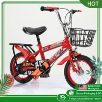 ARNO-12/14/16inch children's balance bike boy and girl childrens mountain bike flash auxiliary wheel