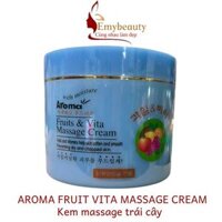 Aroma fruit vita massage cream EM245 kem massage mặt và body trái cây vitamin chống lão hoá da 480g