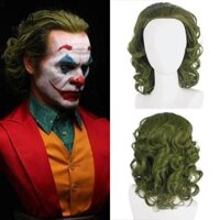 Aroma Joker Cosplay Tóc Giả, Sóng Tự Nhiên Chú Hề Tóc Xanh, Ngộ nghĩnh Chịu Nhiệt Sợi Arthur Flack Cosplay Tóc Giả Người Lớn