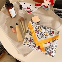 Aroma Magic Patch Túi Trang Điểm, Vải Gói Vải Túi Đựng Mỹ Phẩm Có Thể Gập Lại, Túi Trang Điểm DIY Mềm Di Động Tự Dính Túi Bảo Quản Máy Ảnh Du Lịch