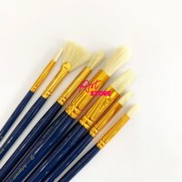 [Art Store] Bộ Cọ Vẽ Sơn Dầu, Cọ Vẽ Tường Lông Heo Đủ Size Artpower MA133-7pc
