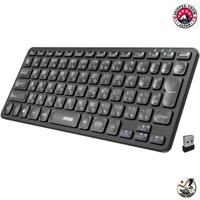 Arteck 2.4G Wireless Keyboard Lightweight Full Size Media Function Hotkeys for Computer, Desktop, PC, Laptop, Surface, Smart TV, Compatibility with Windows 10/8/7 from Japan.