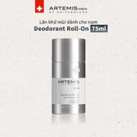 ARTEMIS MEN Deodorant Roll-On - Lăn khử mùi cơ thể cho nam giới - Hương thơm sảng khoái, không chứa muối nhôm 75ml