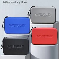 Artgloriouslong Túi Đựng Vợt Bóng Bàn Hình Vuông Cứng Có Khóa Kéo Chất Lượng Cao