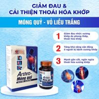 Arthro - Móng quỷ viên uống hỗ trợ giảm đau khớp,ngừa viêm khớp,thoái hóa khớp[hộp 60v]