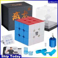 Arthur Moyu Weilong GTS3 M 3x3 Speed Cube Stickerless Từ Moyu Weilong GTS 3M 3x3x3 Cube Puzzle GTS V3