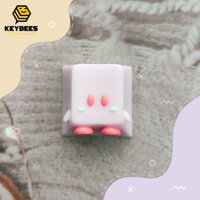 Artisan Keycap - Nút bàn phím cơ resin handmade Kirby Hồng