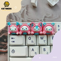 Artisan Keycap - Nút bàn phím cơ resin handmade Dalbok, Fenny, Lessy, Rudory Kẹo Big Babol