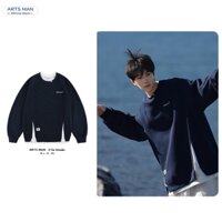 Artsman áo khoác nam giả hai áo màu xanh tây tạng chất lượng cao Unisex Local Brand