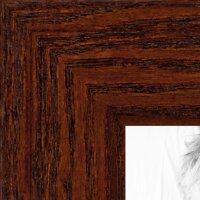 ArtToFrames 12x40 Inch Brown Picture Frame, This 1.5" Custom Wood Poster Frame is Walnut Stain on Oak, for Your Art or Photos, 2WOM0066-80206-Y...