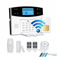AS06W- BỘ THIẾT BỊ CHỐNG TRỘM DÙNG SIM + WIFI + PTSN BÁO QUA ĐIỆN THOẠI