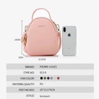 AS2 CAN HÀNG MỚI VỀ Balo Nữ Mini thời trang FORVER YOUNG Da Mềm phổ quát Ngăn tiện thể Dụng FY04 1 AS2