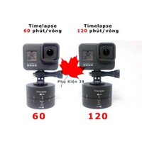 AS2 MEZ ĐẾ XOAY 360 hứa hẹn GIỜ 60 PHÚT VÀ 120 PHÚT QUAY VIDEO TIMELAPSE CHO DSLR, GOPRO - Sjcam, ĐIỆN THOẠI 13 AS2