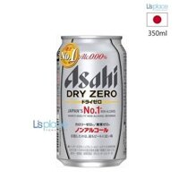 Asahi Dry zero Alcohol free beer can