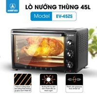 [ASANZO] LÒ NƯỚNG ĐIỆN EV-45ZS DUNG TÍCH 45L CÔNG SUẤT 1800W BẢO HÀNH 12 THÁNG