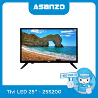 ASANZO Tivi led 25 inch model 25S200T2 màn hình LED tiết kiệm điện