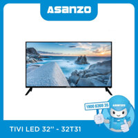 ASANZO Tivi LED 32inch model 32T31 tích hợp truyền hình số mặt đất