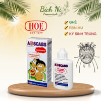 Ascabs 30ml dung dịch Permethrin 5% tiêu diệt ghẻ, chấy rận, ký sinh trùng.