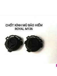 【ASDH】 Chốt cài kính mũ bảo hiểm fullface Agu , Royal M136, Asia Mt136( 1 đôi trái - Phải)