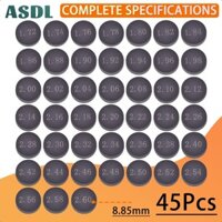 Asdl 45 Cái 8.85mm Phụ tùng xe máy Van Shim Thicknes Từ 1.72mm đến 2.6mm Cho KTM RC250 350EXC 450SX-F 505SX-F 505SX Freeride 350