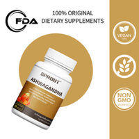 Ashwagandha có thể giúp bạn giải quyết một số vấn đề của nam giới và giảm chứng mất ngủ và trầm cảm, 60 viên