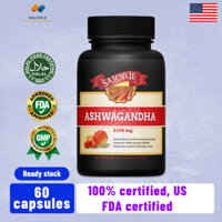 Ashwagandha, Giảm căng thẳng, Điều hòa tâm trạng, Tăng cường miễn dịch, Giảm đau, 60 Viên