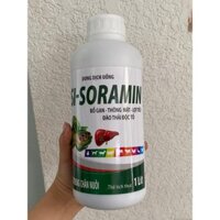 Asi-Soramin 1 lít Bổ gan, thông mật, lợi tiểu cho vật nuôi