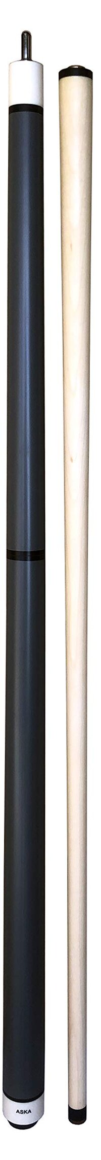 ASKA 25-Ounce Heavy Hitter Matte Jump Break Cue Stick JBC, 3pc Cue, Jump/Break Cue. 14-mm Tip, Hard Rock Canadian Maple Shaft