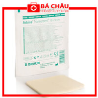 ASKINA TRANSORBENT (10x10cm hoặc 15x15cm) 1 miếng - Gạc sinh học chống loét nhanh lành vết thương