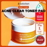 A.solution Acne Clear Toner Pad Cotton Refill 70 tờ