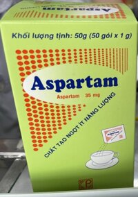 Aspartam 35mg H/50g (50 gói 1g) Đường ăn kiêng