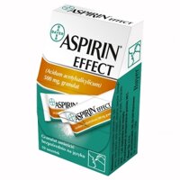 Aspirin có tác dụng, điều trị đau đầu, đau răng, cơ , khớp, đau lưng; khó chịu liên quan đến cảm lạnh và cúm, sốt. 500mg, 10 gói