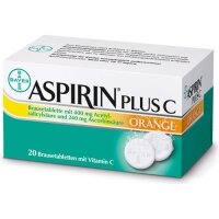ASPIRIN® Plus C Orange Brausetabletten Orange, 20 St