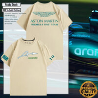 Aston Martin Cognizant Team Alonso in logo mới 100% cotton chất lượng cao thái độ sửa đổi áo thun ô tô 0318