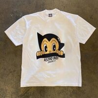 Astro BOY Áo Thun Tay Ngắn Dáng Rộng Phong Cách Anh Hùng Thời Trang Dễ Phối Đồ CVOG