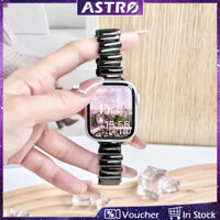 Astro cho ap-ple i-watch S10 9 SE Siêu Dây Đeo Kim Loại Không Đều Khóa Đồng Hồ Thông Minh 8 7 6 5 4 3 2 Vòng Tay Vòng Thép Không Gỉ Chắc Chắn Sáng Tạo 49MM 46MM 45MM 38MM 41MM 40MM Dây Đeo Tay