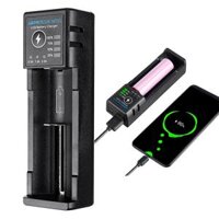 Astrolux® MC01 2 in1 USB Charging Mini Battery Charger Portable Mobile Phone Power Bank Current Optional Charger For 186