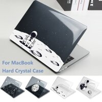 Astronaut space crystal hard case cho macbook air 15 pro 13 inch 14 inch 15 16 inch 2023 2022 m2 2021 m1 2020 vỏ trong suốt máy tính xách tay máy tính xách tay clear protective cover