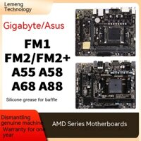 Asus Gigabyte Đã qua sử dụng FM1 FM2 FM2 + A55 A58 A68 A75 A88 A85m Máy tính để bàn tích hợp bo mạch chủ AMD