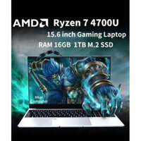 ASUS Laptop AMD Ryzen 7 4700U RAM 16GB SSD 1TB Hệ thống Windows 11 15.6 Inch FHD IPS 300nits Anti-Glare Chơi GTA