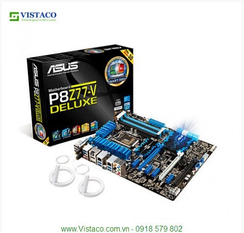 Bo mạch chủ - Mainboard Asus P8Z77-V DELUXE - Socket 1155, Intel Z77, 4 x DIMM, Max 32GB, DDR3