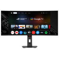 ASUS ROG Strix OLED XG34WCDMTG – Android 14 Google TV, NVIDIA GeForce NOW Pre-Installed – 34 inch WQHD OLED | 240Hz | 0.03ms | USB Type-C | Curved