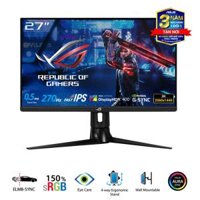 ASUS ROG Strix XG27AQM HDR Gaming Monitor – 27 inch 2K QHD (2560×1440), Fast IPS, Overclockable 270Hz (Above 144Hz), 0.5ms (GTG), ELMB SYNC, G-SYNC Compatible, DisplayHDR™ 400