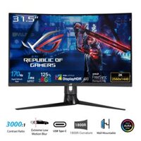 ASUS ROG Strix XG32VC Gaming Monitor  – 31.5 inch WQHD (2560 x 1440), 170Hz * (Over144Hz), 1ms MPRT, Extreme Low Motion Blur Sync, 125% sRGB, FreeSync Premium Pro, DisplayHDR ™ 400