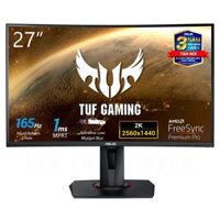 ASUS TUF Gaming VG27WQ Curved Monitor – 27″ WQHD, 165Hz, 1ms MPRT, FreeSync Premium, DisplayHDR 400