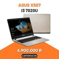 ASUS X507 i3 7020U - Ram 4G SSD 128G 15.6 FHD Full AC